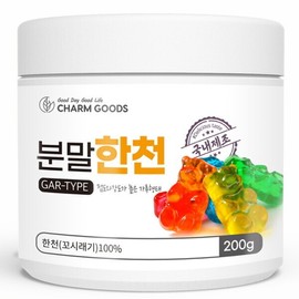 Chamgoods Domestically produced agar powder 200g 1 pack / 참굿즈 국내제조 한천 가루 분말 200g 1통