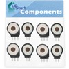 4-Pack 279834 Gas Dryer Coil Kit Replacement for Whirlpool LGR8858EZ1