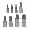 8PCS Hex Bit Set 1/2in 1/4in 3/8in Iron Hex Heads
