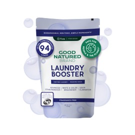 Good Natured Brand | Natural Laundry Booster | Stain & Odor Remover | Hypoallergenic, Safe for Sensitive Skin | Eco-Friendly | Fragrance-Free | 47oz, 94 Loads
