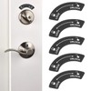 SING F LTD 12pcs Lock Unlock Direction Stickers Left Side