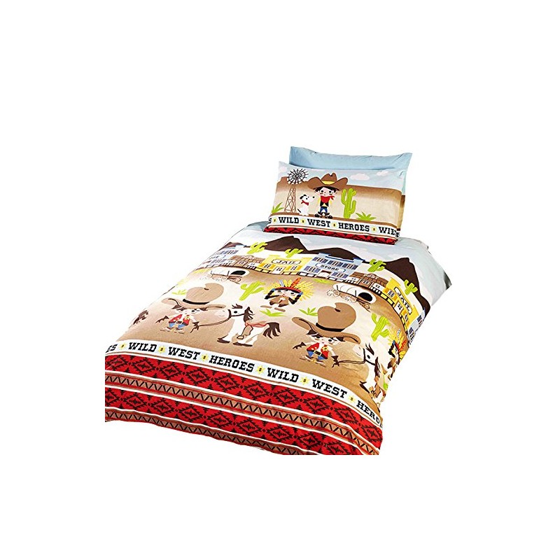 Rapport Home Children's Wild West Single Duvet Cover Bed Set