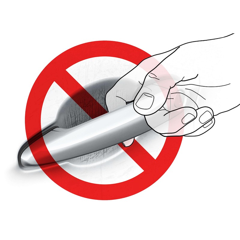 Luxshield Car Door Handle Protection Film for recessed grips for