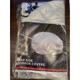 Automerics Car Side Mirror Covers Snow ,Ice ,Frost, Dirt, Dust, Rain,Sun!!