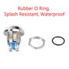E Support 12mm Anti Vandal Momentary Metal Push Button Toggle
