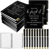 10Set Employee Appreciation Gifts A6 Kraft Notebook Journals and Motivational
