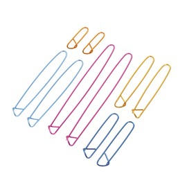 HOODANCOS 10 Piezas Separadores de Puntos para Tejer Colores Aleatorios Seguro y para Proyectos de Crochet Mantas y Bufandas Color Aleatorio