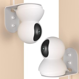 Zwolf - Soporte de Pared de Aluminio Compatible con C210 C200 Pan Tilt cámara de Seguridad para Monitor de bebé, Permite la Mejor Gama de Movimiento de cámara sin Tener Que Montar en el