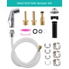 Universal Kitchen Sink Spray Attachment/Hose/Holder Set, Kitchen Side Sprayer Compatible