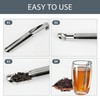 2 Sets Upgraded Tea Infuser for Loose Leaf Tea with