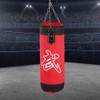 Boxing Training Punch Bag, Canvas Punching Bag Set with Sandbag/Metal