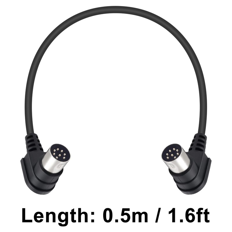 Poyiccot DIN 8 Pin Cable, DIN 8 Pin Male to