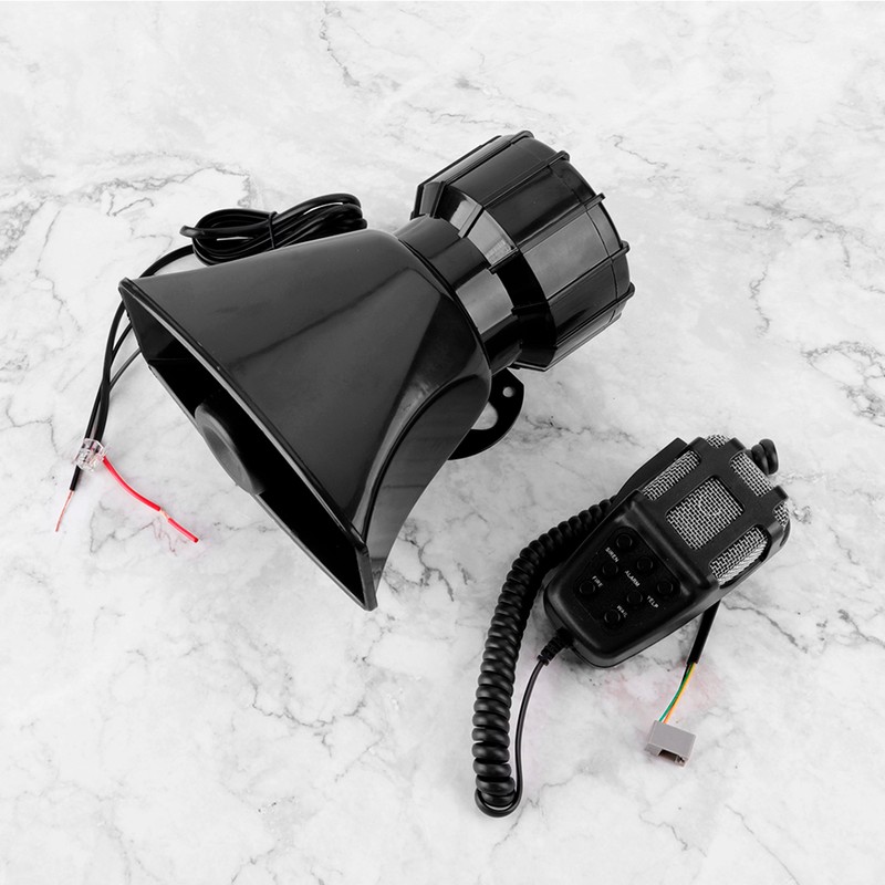 12V Square Port 7 Tone Alarm ABS Horn for Car