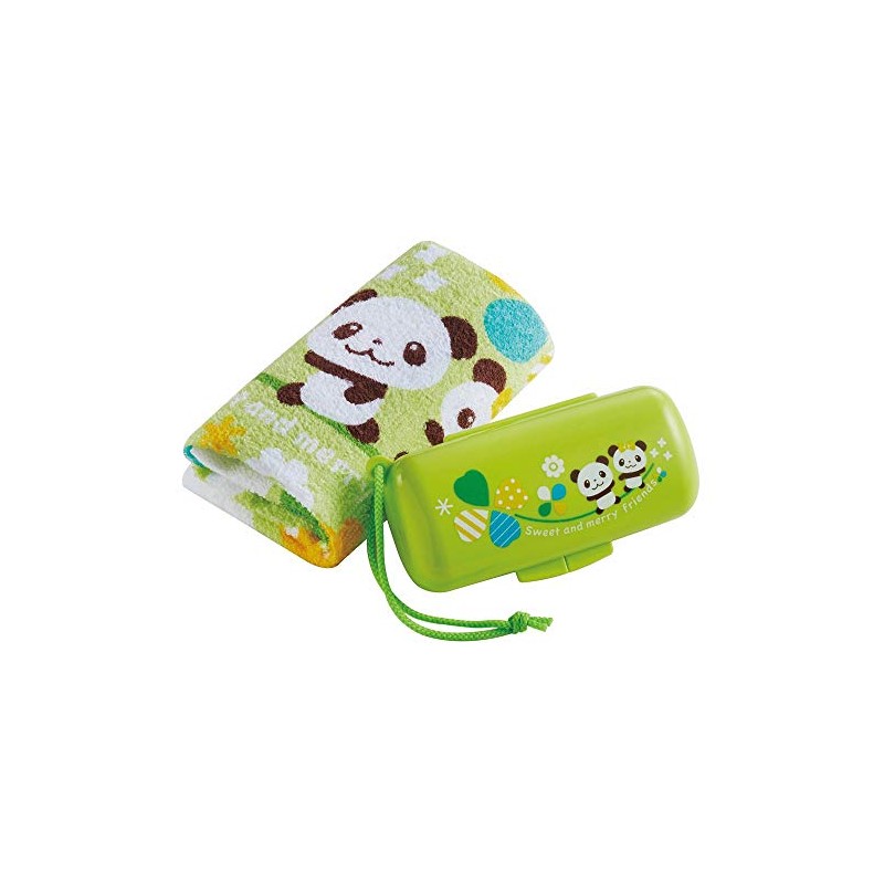 Torune P-3438 Hot Towel Set, Runrun, Panda Clover