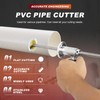 Inside PVC Pipe Cutter with Diamond Grit Cutting Wheel and