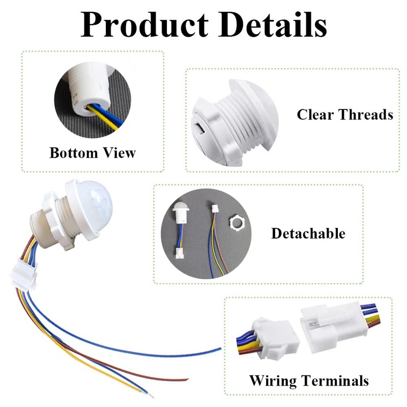 PIR Motion Sensor Module, 85-265 V Motion Sensor Light Switch,