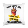 Mangonada Mango Chamoy Mexican Candy Comida Mexicana Mexico Throw Pillow