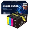 4Benefit 950XL 951XL Ink Cartridges Combo Pack Compatible for HP