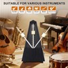 RIVVTA Mechanical Metronome High Precision Track Beat for Piano Ebony