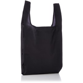 pofba Eco Bag Compact Size Solid Polyester Black