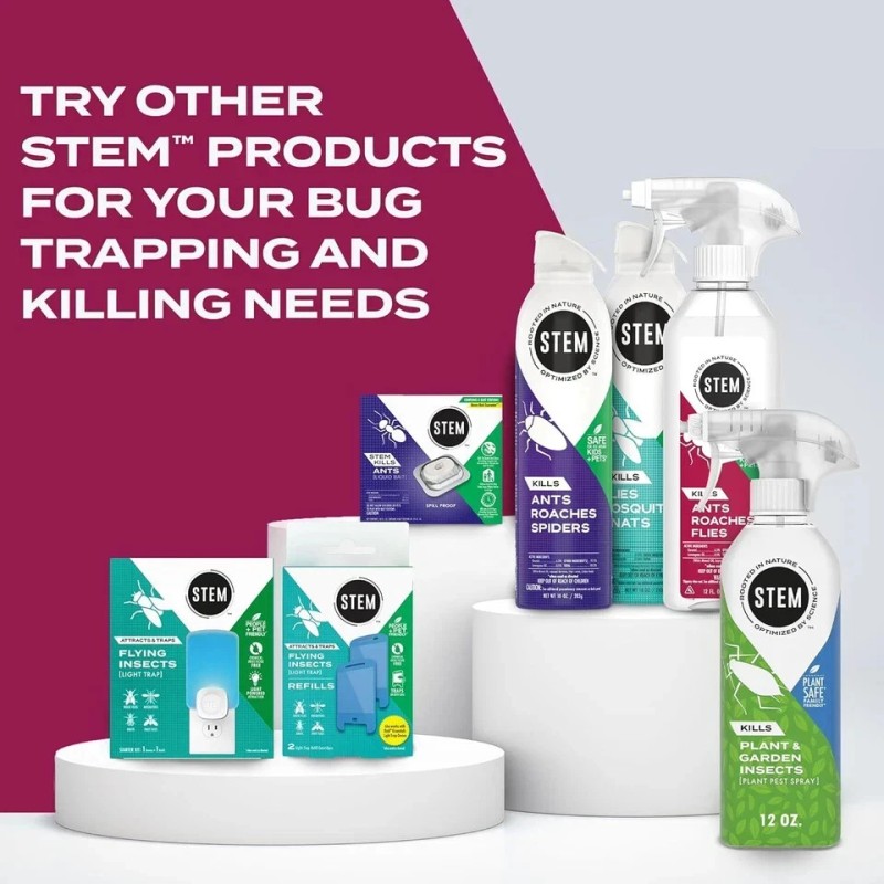 STEM Kills Ants, Roaches and Flies, Plant-Based Active Ingredient Insect