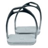 Coronet Double Offset Fillis Horse Stirrup Irons, 4 3/4-Inch