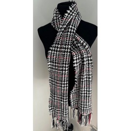 Style&co. Style & Co Red Black And White scarf One Size