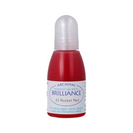 Tsukineko Brilliance Ricarica Inchiostri Re-Inker, Red Rocket
