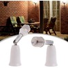 E26/E27 Light Socket Extender, 5.5 Inch Extension,Adjustable Vertical 90°Horizontal 360°,
