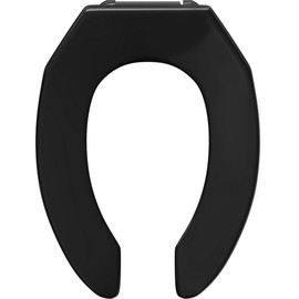 PROFLO PFTSCOF2000 Elongated Open-Front Toilet Seat - Black