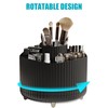 Veki 360°Rotating Makeup Brush Holder Organizer, Makeup Organiser for Dressing