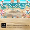 WideSmart Microfibre Beach Towels for Adults, 180 * 100cm Beach