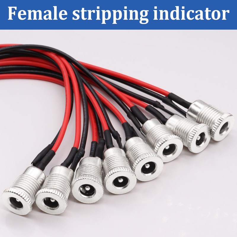 Seamaka 6pack 5.5 x 2.1 mm DC Power Jack Socket