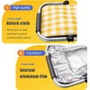 Insulated Cooler Bag-Folding Picnic Basket with Handle，Waterproof Lining - Collapsible