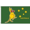 AZ FLAG - Boxing Kangaroo Flag - Large 5x8 Ft