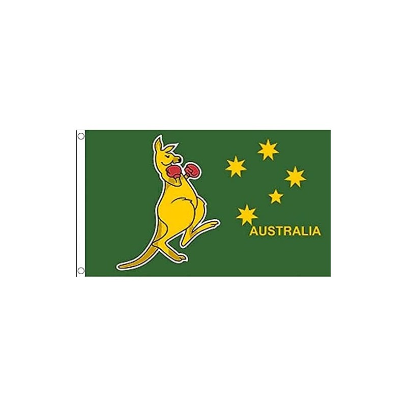 AZ FLAG - Boxing Kangaroo Flag - Large 5x8 Ft