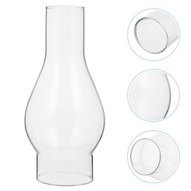 NUOBESTY Oil Lamp Glass Cylinder Replacement Glass Cylinder Lamp Glass Shade Petroleum Kerosene Lamp Lampshade Replacement Shade Lamp Cover for Oil Lamp Petroleum Lamp Table Lamp