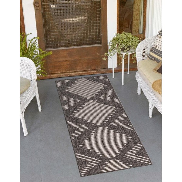 Unique Loom Outdoor Modern Collection Area Rug - Tambor (2'