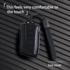 Riasot Leather Key Fob Cover with Keychain for Lexus ES