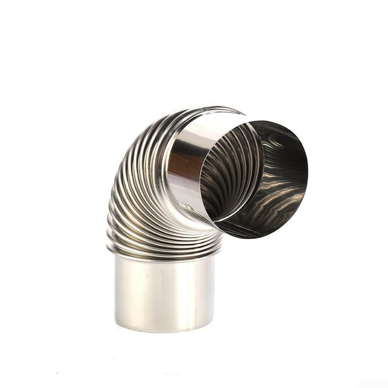 Stainless Steel 90 Degree Angle Chimney Liner, 90° Multi Flue