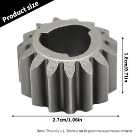 SYOWADA 105-6840 Recycler Rear Wheel Gear Kit (15 Teeth), Replacement for Toro 22'' Recycler Lawn Mower, Replaces 65-27204 39-9650 612066