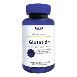 5h Glutatión, Cardo Mariano Y Ácido Alfa Lipoico 60 Cápsulas Sin Sabor