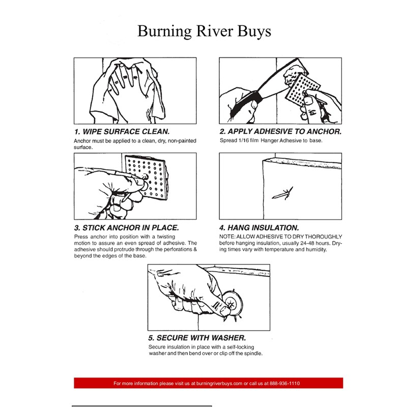 BRB Products Insulation Hanger Adhesive