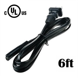 ABLEGRID UL 2-Prong AC Power Cord Cable Lead For Bumpboxx Freestyle V3S Bluetooth Boombox