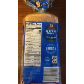 L’oven Fresh ALDI L’OVEN FRESH Keto Friendly WHITE Bread ZERO Net Carbs VEGAN 1 Loaf