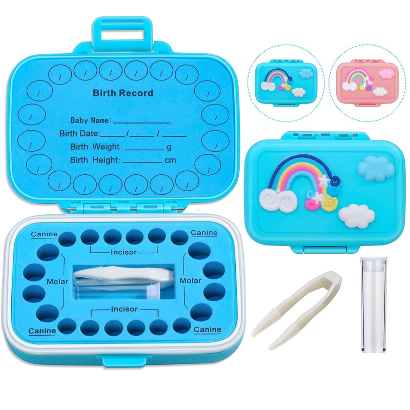 Tooth Holders for Kids Keepsake, Baby Teeth Keepsake Box, Tooth