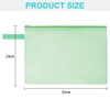 OFFCUP Document Bag A4, Pack of 5 Waterproof Zip Pockets,
