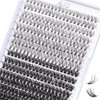 Lash Clusters 320pcs Individual Lashes 20D&50D DIY Lash Extensions D