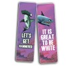 Creanoso Funny Cool Shark Bookmarks (2-Sets X 6 Cards) –