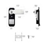 Xnrtop Electric Cabinet Panel Pop Up Lock Push Button Door